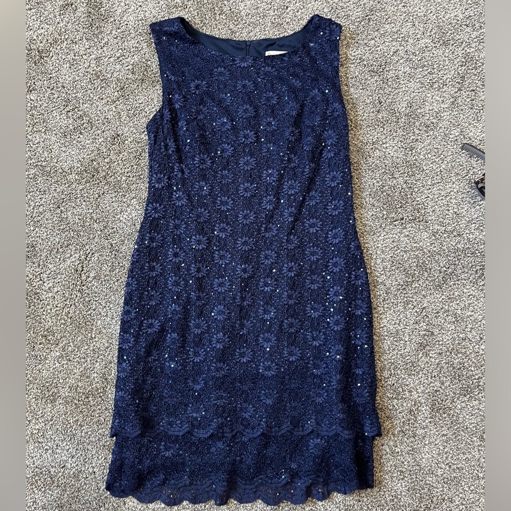 Navy Dress Barn Dress